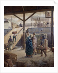 Boarding the Ship for New York by Louis Auguste Loustaunau