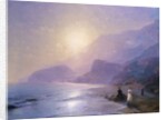 Pushkin at the Water's Edge by Ivan Aivazovsky