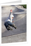 Inline Skater at Skate Park by Anonymous