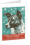 Soviet Matchbox Label with Dog by Anonymous