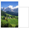 St. Magdalena in the Dolomites by Anonymous