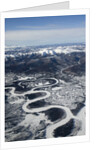 Frozen River and Snow-Covered Hills by Anonymous