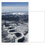 Frozen River and Snow-Covered Hills by Anonymous