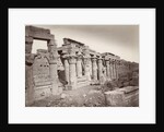 Colonnade of Temple of Isis by Anonymous