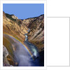 Rainbow over Lower Yellowstone Falls by Anonymous