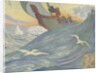 Book Illustration of Vikings at Sea by E. Boyd Smith