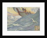 Book Illustration of Vikings at Sea by E. Boyd Smith