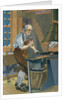 Illustration of Benjamin Franklin Working at a Forge by Anonymous