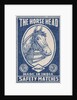 The Horse Head Indian Matchbox Label by Anonymous