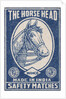 The Horse Head Indian Matchbox Label by Anonymous