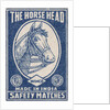 The Horse Head Indian Matchbox Label by Anonymous