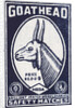 Goat Head Indian Matchbox Label by Anonymous
