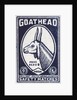 Goat Head Indian Matchbox Label by Anonymous