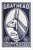 Goat Head Indian Matchbox Label by Anonymous