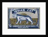Indian Cat Indian Matchbox Label by Anonymous