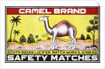 Camel Brand Indian Matchbox Label by Anonymous