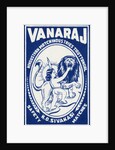 Vanaraj Indian Matchbox Label by Anonymous