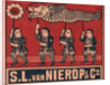 Chinese Matchbox Label with Children Holding a Parade Dragon by Anonymous