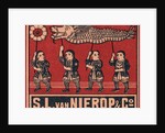 Chinese Matchbox Label with Children Holding a Parade Dragon by Anonymous