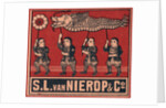 Chinese Matchbox Label with Children Holding a Parade Dragon by Anonymous