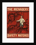 The Menagery Matchbox Label by Anonymous