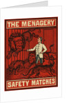 The Menagery Matchbox Label by Anonymous