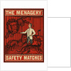 The Menagery Matchbox Label by Anonymous