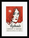 Redheads Matchbox Label by Anonymous