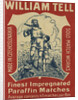 Czech Matchbox Label with William Tell and His Son by Anonymous