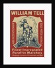 Czech Matchbox Label with William Tell and His Son by Anonymous