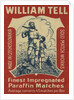 Czech Matchbox Label with William Tell and His Son by Anonymous