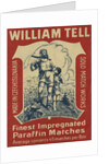 Czech Matchbox Label with William Tell and His Son by Anonymous