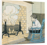 Illustration of a Boy in a Rocking Chair by Kate L. Deal