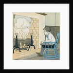 Illustration of a Boy in a Rocking Chair by Kate L. Deal