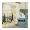 Illustration of a Boy in a Rocking Chair by Kate L. Deal