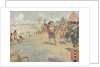 Book Illustration of Dutch Settlers Arriving in New York by E. Boyd Smith