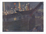 Book Illustration of the Boston Tea Party by E. Boyd Smith