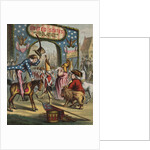 19th-Century Illustration of Uncle Sam and Departing British Soldiers by Anonymous