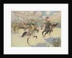 Book Illustration of Captain John Smith Jousting by E. Boyd Smith