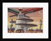 Biekens Pictorial Sticker with Rocket Launching Tower by Anonymous