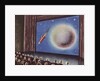 Biekens Pictorial Sticker with People Watching an Outer Space Movie by Anonymous