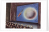 Biekens Pictorial Sticker with People Watching an Outer Space Movie by Anonymous