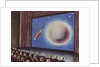 Biekens Pictorial Sticker with People Watching an Outer Space Movie by Anonymous