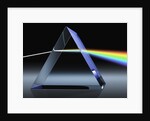 Light Beam Through Glass Prism by Anonymous