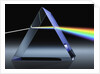 Light Beam Through Glass Prism by Anonymous