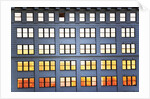Sunset Reflection From Office Building Windows by Anonymous