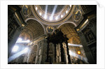 Shafts of Light Inside St. Peter's Basilica by Anonymous