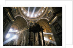 Shafts of Light Inside St. Peter's Basilica by Anonymous