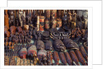 Wood Carvings at Bazaar by Anonymous