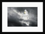 Lighthouse Emerging From Dark Clouds by Anonymous
